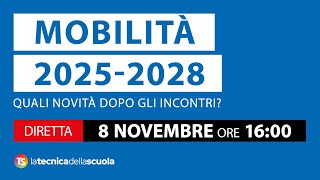 Mobilità 202528 docenti e Ata gli ultimi incontri sulle nuove regole di trasferimenti e passaggi [upl. by Scutt]