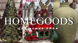 NEW HOMEGOODS CHRISTMAS DECOR 2024 HOMEGOODS SHOP WITH ME Christmas Decorations  Decorating Ideas [upl. by Hsirehc]