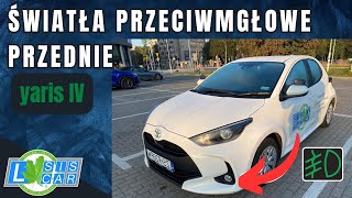 Jak włączyć światła przeciwmgłowe przednie w Toyota Yaris IV❓ [upl. by Helse]