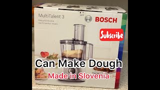 How to Use Accessories with your Bosch MultiTalent Food Processor [upl. by Nivart496]