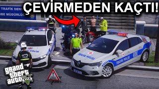 ÇEVİRMEDEN KAÇAN MOTORCULAR   ÇALINTI CG KOVALAMA   GTA 5 ROLEPLAY [upl. by Anasiul]