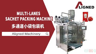 Multilanes Sachet Packing Machine [upl. by Junette797]