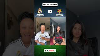 Which is the Best HALA MADRID Or VISCA BARÇA Pt 6 shorts dance music halamadrid viscabarça [upl. by Arnst431]