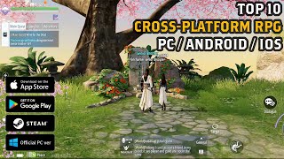 TOP 10 New Crossplatform RPG for Android  iOS  Mobile  PC 2024 [upl. by Aileno]