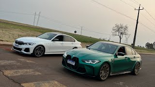 BMW M340 dando pau em M3 competition 🙉🙉🤭🤭🤭🙈 [upl. by Newell541]