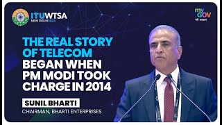 Sunil Bharti Mittal Chairperson of Bharti Enterprises speaks at the India Mobile Congress [upl. by Parke739]