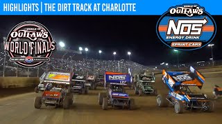 World of Outlaws NOS Energy Drink Sprint Cars  Dirt Track at Charlotte  Nov 9 2024  HIGHLIGHTS [upl. by Enrica]