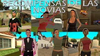 GTA San Andreas  Recompensas que obtenemos de las 6 Novias [upl. by Nivlad]