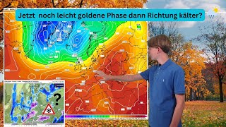 Jetzt noch milde Phase danach Richtung kälter Wettervorhersage 22102024 [upl. by Peggi]