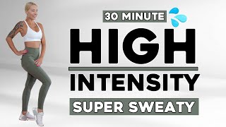 30 MIN CARDIO KILLER HIIT WORKOUT  Tabata Full Body  Fun amp High Intensity  To The Beat [upl. by Leahcimnoj]