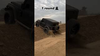 thar stunt video 😍  shorts thar4x4 gear offroad ytshort jaat status stunt village [upl. by Garlan]