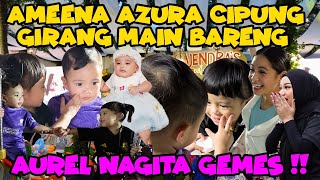 AMEENA CIPUNG AZURA HEBOH MAIN DI ULTAH RAJENDRA BETAH GAK MAU PULANG [upl. by Naoj445]