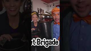 Blippi and Meekahs Bucket Brigade  Blippi Shorts  shorts blippi blippimusic [upl. by Adlesirk]