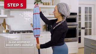 How to change the mop head on the OCedar MicroTwist™ MAX Microfiber Twist Mop [upl. by Ayrad]