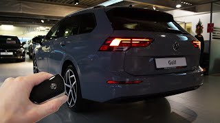 Volkswagen NEW Golf 8 GTI 300hp Clubsport 2021 in 4K Delphin Grey 19 inch Estoril Walk around [upl. by Pedaias]