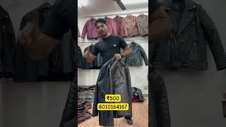 Original leather manufacturers in Delhi leather jacket shortsvideo [upl. by Essa]