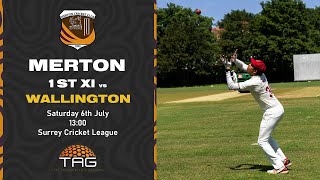 Merton CC Saturday 1st XI vs Wallington CC 1st XI Part 1 [upl. by Danby]