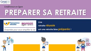 🖥️ Conférence en ligne  Préparer sa retraite [upl. by Ariamo574]