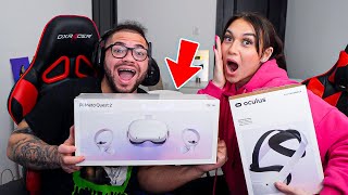 MindOfRez SURPRISES Girlfriend with a VR GONE WRONG [upl. by Gawlas763]