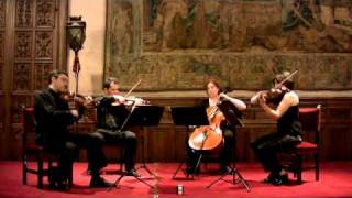 Anton Arensky Variations on a Theme by Tchaikovsky op35a Cuarteto Petrus [upl. by Aerdnad]