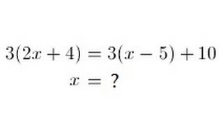 Algebra  Solving Linear Equations In One Variable Lesson 1 2 of 4 [upl. by Sluiter]