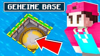 Ich FINDE eine NEUE GEHEIM BASE in Minecraft YouTuber Insel [upl. by Suilenrac]