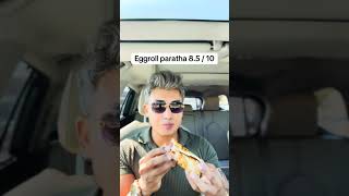 TRYING EGG ROLL PARATHA In USA [upl. by Ayokahs]