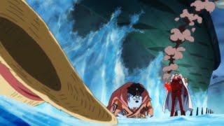 Jimbei saves Luffy from Akainu Crocodile stops Akainu [upl. by Grani]