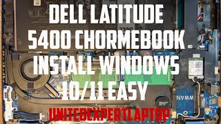 Anyone install windows on dell latitude 5400 Chromebook  5400 Chormebook install windows 11 easy [upl. by Muriah142]