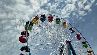 Saransk Russia Ferris Wheel attraction AS Pushkin Park of Culture and Recreation Republic o [upl. by Foah412]