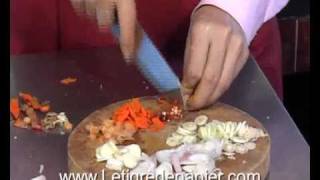 Khmer recipe  Amok Le Tigre de Papier  Cooking school  Angkor Siem Reap [upl. by Farlie]