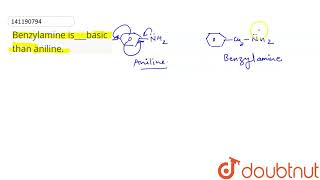 Benzylamine isbasic than aniline  CLASS 12  ORGANIC COMPOUNDS CONTAINING NITROGEN  CHEMIS [upl. by Dedrick]