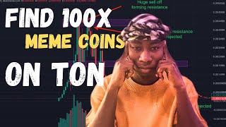 Dexscreener Tutorial Find The Next 100x Meme Coins Early On Ton Network How to filter the new pairs [upl. by Francis]