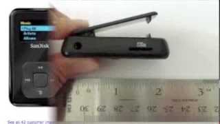 SanDisk Sansa Clip Voice Recording Test [upl. by Codding]