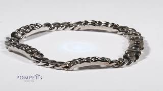 Mens 14k White Gold Bracelet [upl. by Auhsot]