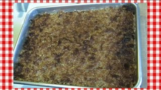 Oatmeal Cake with Broiled Coconut Topping Recipe  Noreens Kitchen [upl. by Lodnar931]