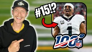 Reacting to the NFLs top 100 players [upl. by Geaghan]