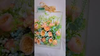 Love box 🧡 nhahoacandy florist tphcm flowers bouquet hoahong rose hophoamica [upl. by Zetnom]