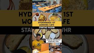 Hyderabads 1st working cafe  Authentic English Breakfast starts from 99  Lemerian Working Cafe [upl. by Leveroni]