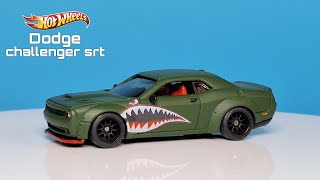 dodge challenger srt widebody hot wheels custom [upl. by Patrizia]