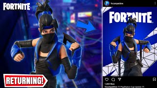 The Return Of Indigo Kuno Skin To Fortnite [upl. by Noswad]