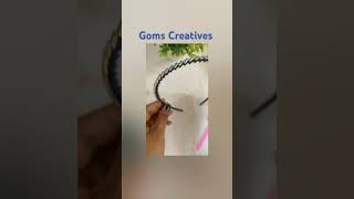 Hair clip simple design youtuber hairclip hair diy diyhairaccesories hairtools shortvideo [upl. by Ryun]