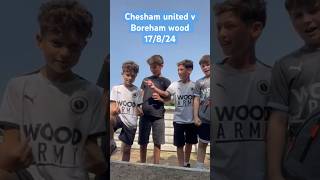 Chesham united v Boreham wood vlog 17824 football nonleague [upl. by Aicnerolf]