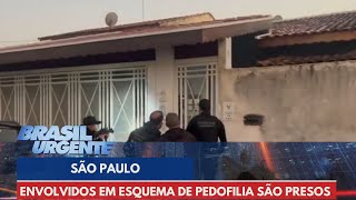 Polícia prende envolvidos em esquema de pedofilia em São Paulo  Brasil Urgente [upl. by Daigle423]