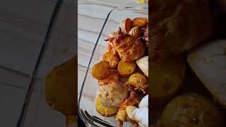 Cheesie Chicken Potato  Hänchen Kartoffel mit Käse  Cheese Chicken Alou 🧀🍗🥔 [upl. by Avehsile521]