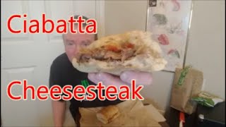 Panera Bread  Ciabatta Cheesesteak Review [upl. by Adnorahc]