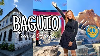 Baguio Travel Guide Part 2  DIY itinerary accommodation amp expenses  tips  Angelakwatsera Vlog [upl. by Ahsrat363]