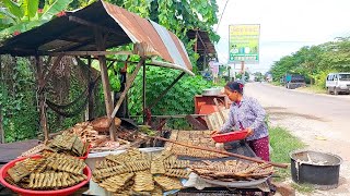 Making Smoked Fish in Kandal Province Cambodia Countryside Market Best Street Food Tour amp More [upl. by Falkner]