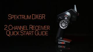 Spektrum DX6R 2 Channel Racing Receiver Quick Start Guide [upl. by Ayhtak169]