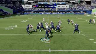 Tyler lockett toe tap recreation in madden 22 [upl. by Nrobyalc253]